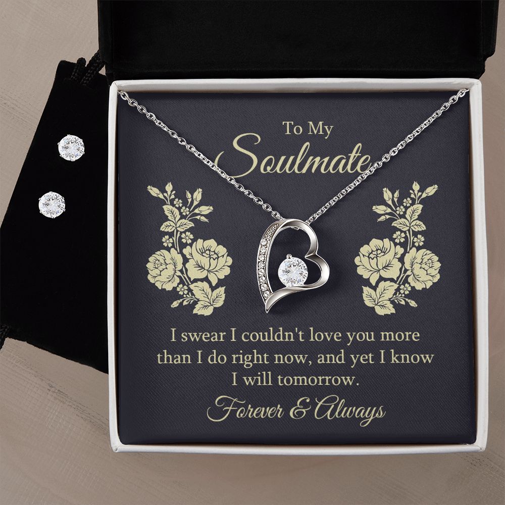 Forever Love Necklace Set. Wife Gift, Mother's Day Gift, Wife Necklace,  Mother's Day Gift From Soulmate, Mother’s Day Gift From Spouse, Wife Birthday Gift, Soulmate Birthday Gift, Just Because Gift to Wife, Birthday Gift, Anniversary Gift