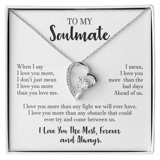 Forever Love Necklace. Wife Gift, Mother's Day Gift, Wife Necklace, Mother's Day Gift From Soulmate, Mother’s Day Gift From Spouse, Wife Birthday Gift, Soulmate Birthday Gift, Just Because Gift to Wife, Birthday Gift, Anniversary Gift, Gift From Boyfriend
