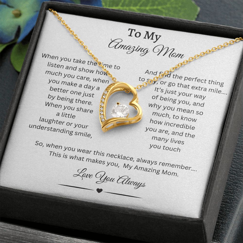 To My Amazing Mom, Daughter Gift Graduation, Christmas Gift, Daughter Necklace, Graduation Gift, Birthday Gift, Gift From Mom, Gift From Dad, Just Because Gift