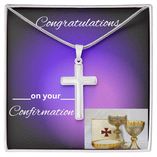Confirmation Necklace, Christian Gift, Gift from Godparent, Gift from Parent, Gift Necklace, Baptism Gift, First Communion, Faith, Christening, Confirmation, Confirmation Gift for Her, Confirmation Gift for Him, Catholic, Holy Confirmation for Girls
