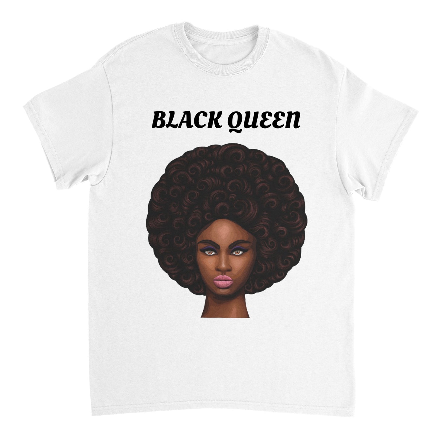 Black Queen.  Heavyweight Unisex Crewneck T-shirt