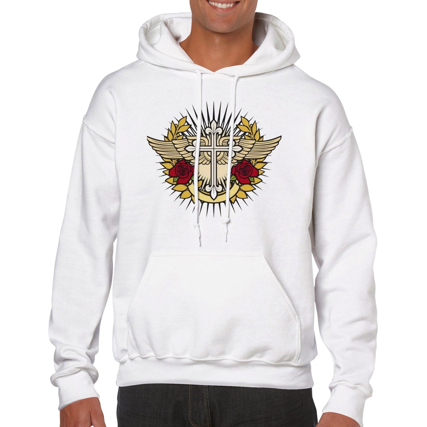The Cross. Classic Unisex Pullover Hoodie