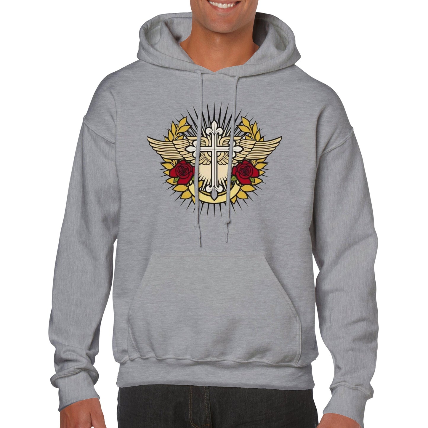 The Cross. Classic Unisex Pullover Hoodie