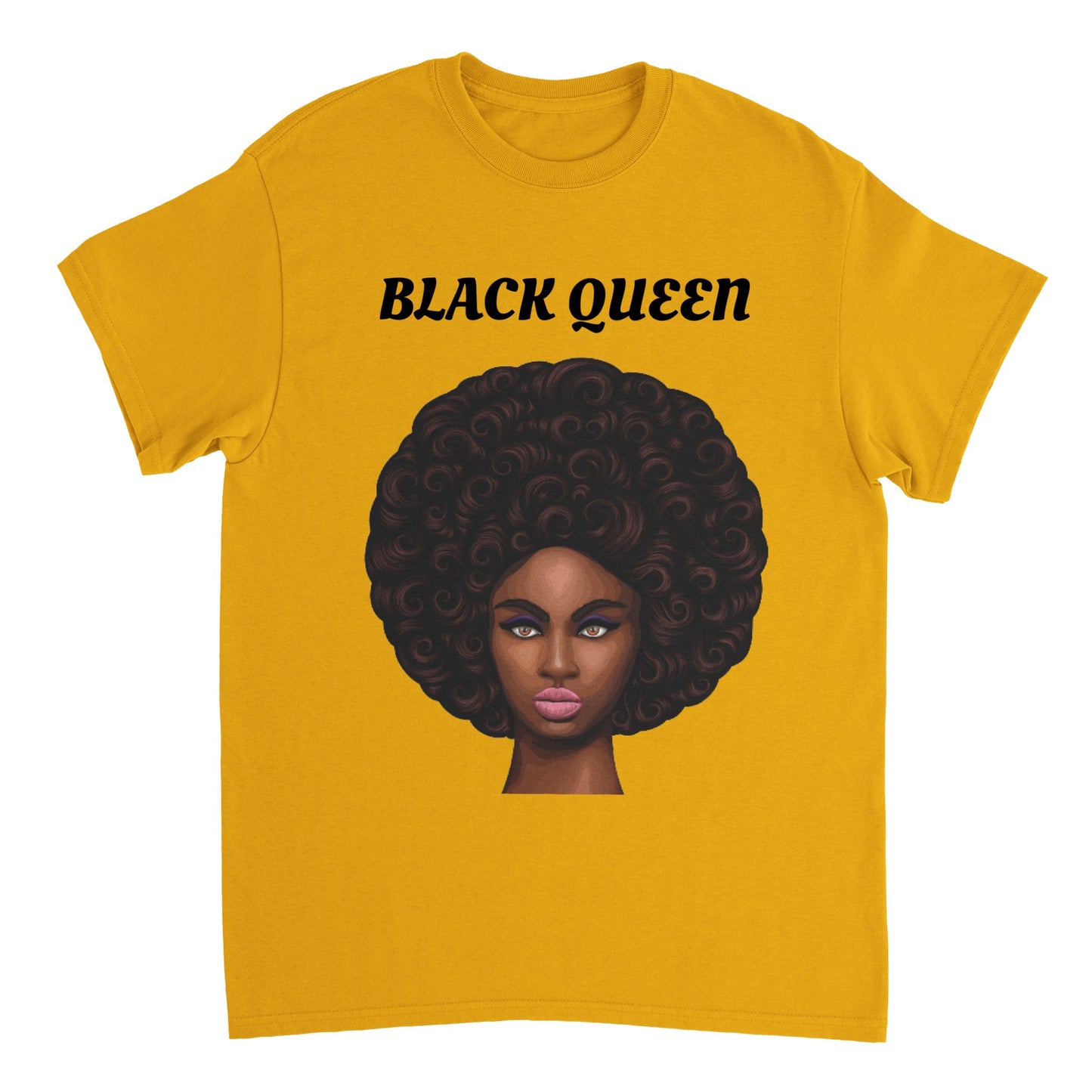 Black Queen.  Heavyweight Unisex Crewneck T-shirt